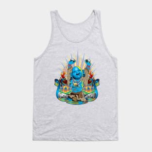 Happy Kustom Kulture Buddha Tank Top